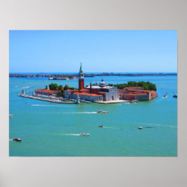 Venice - Island of San Giorgio Maggiore ポスター