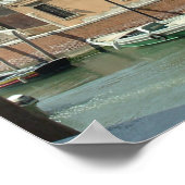 Venice Italy Canal ポスター (角)