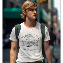 Venice Italy Old Landscape Tシャツ