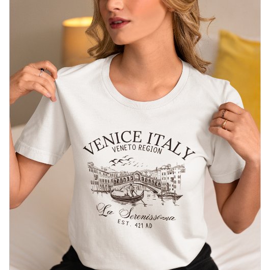 Venice Italy Old Landscape Tシャツ