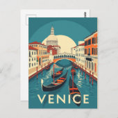 Venice Italy Rialto Bridge Vintage  ポストカード (正面/裏面)