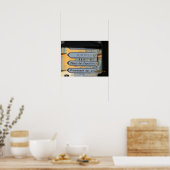 Venice Italy Street Signs ポスター (キッチン)