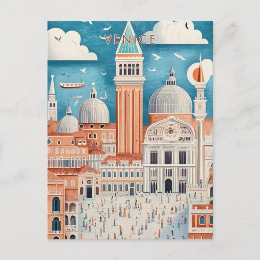 Venice Italy Travel ポストカード (正面)