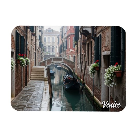 Venice Italy Travel マグネット (横)