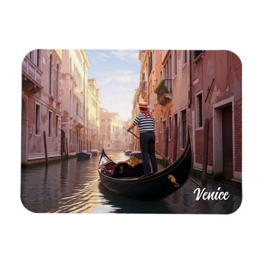 Venice Italy Travel マグネット (横)