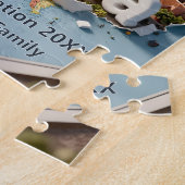 Venice Italy Travel Map Venezia Family Vacation ジグソーパズル (側面)