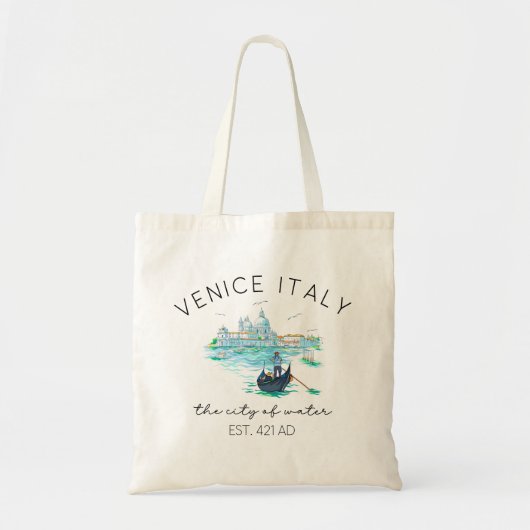 Venice Italy Vacation Souvenir トートバッグ (正面)