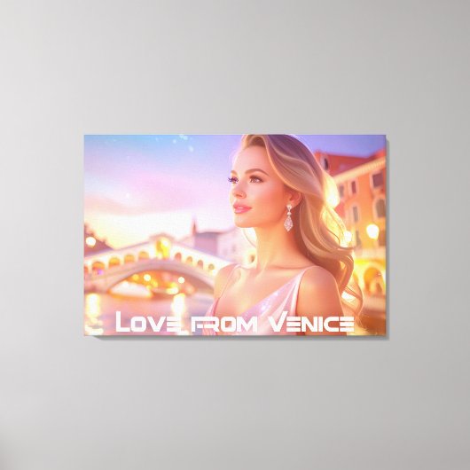 VENICE - LOVE FROM VENICE - キャンバスプリント (正面)