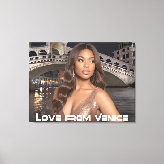 VENICE - LOVE FROM VENICE キャンバスプリント (正面)