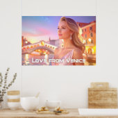 VENICE - LOVE FROM VENICE - ポスター (キッチン)