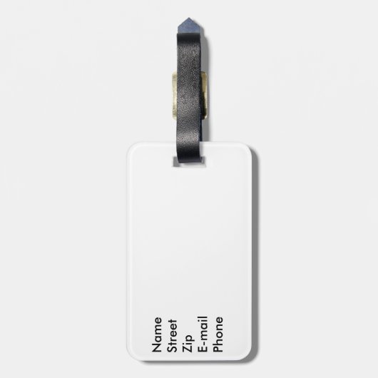 Venice luggage tag ラゲッジタグ (裏面縦)