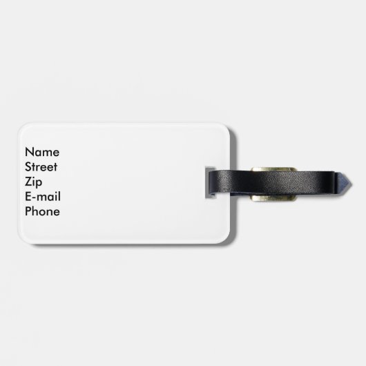 Venice luggage tag ラゲッジタグ (裏面横)