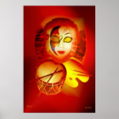 Venice Moon Drummer Poster ポスター (正面)