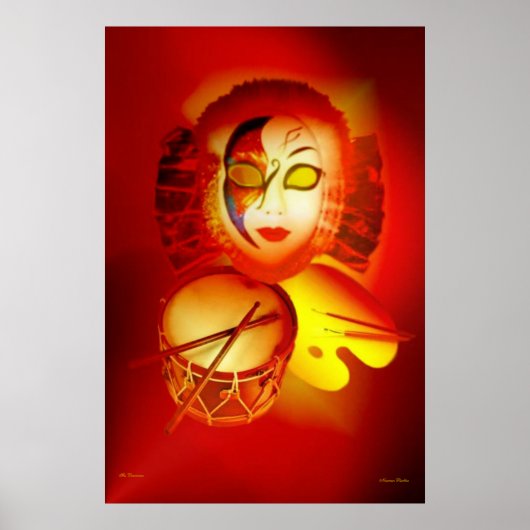 Venice Moon Drummer Poster ポスター (正面)