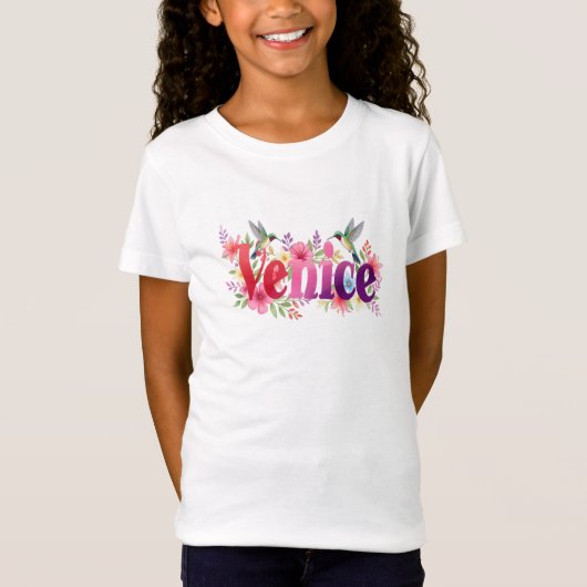 Venice - Personalised Shirt  - For Kids Tシャツ (正面)