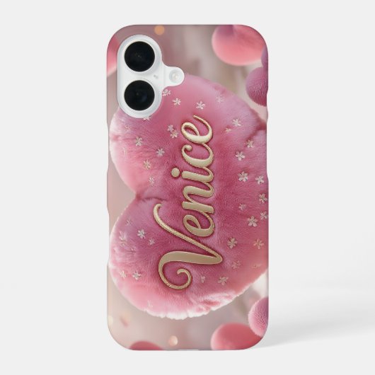 Venice - Personalized Hoodie – Gift for Her iPhone 16ケース (裏面)