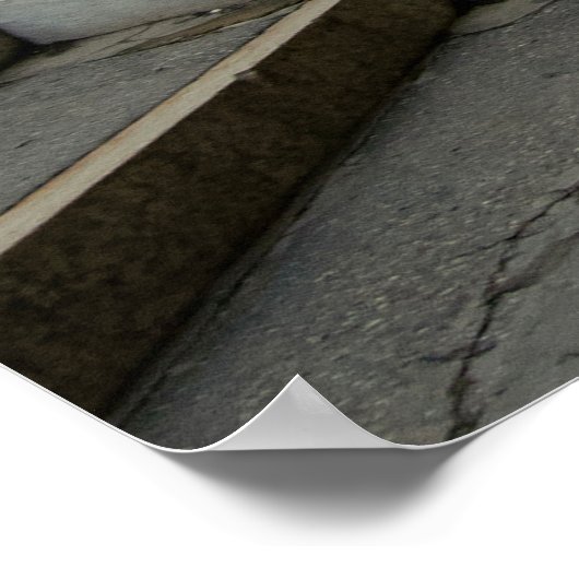 Venice Sunset Canal & Bridge – Romantic ポスター (角)