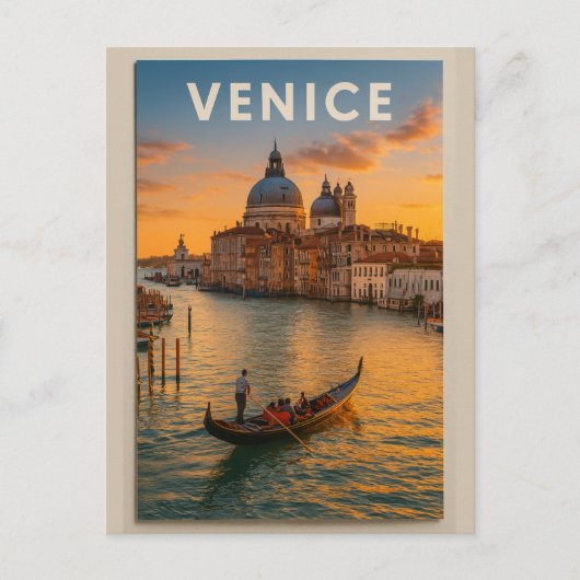 Venice – The Floating City of Dreams ポストカード (正面)