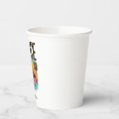 Venice Vibes Flamingo Retro Beach California Tropi 紙コップ (左)