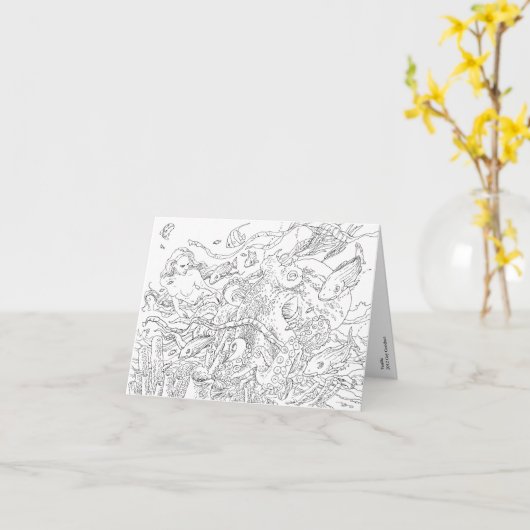 Venilia Notecard カード (黄色い花)