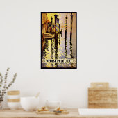 "Venise et le Lido"イタリアのヴィンテージ旅行ポスター ポスター (キッチン)