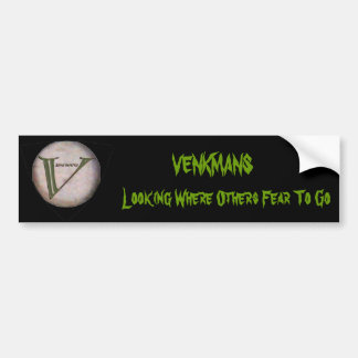 Venkmanのバンパーステッカー バンパーステッカー