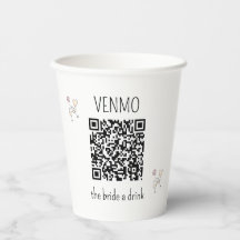 VENMO新婦AドリンクQRコードバチェロレッテ