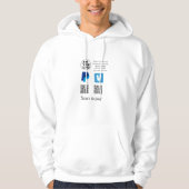 Venmo paypalスキャンを支払う追加q rコードロゴ文字na パーカ (正面)