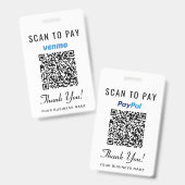 Venmo PayPaL QRコード スキャンして支払う バッジ (正面＆裏面)