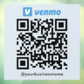 Venmo QRコード支払いスキャンを支払うソフト海軍 ウィンドウサイン (シート3)