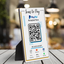 Venmo QRコード決済サイン | スキャンして支払うビジネスサイン