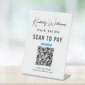 Venmo QRコード ビジネス用スキャン支払い 台座サイン