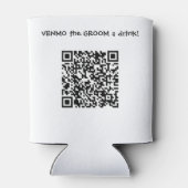 Venmo the GROOM A Drink Custom QR Code   缶クーラー (裏面)