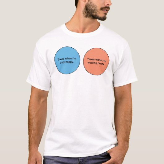 Vennの図表 Tシャツ (正面)