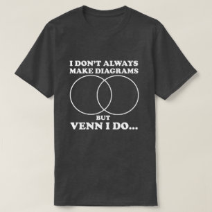 Venn Iは図表のTシャツを作ります Tシャツ