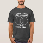 Venn Iは図表のTシャツを作ります Tシャツ (正面)