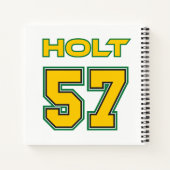 Venom/Player Spiral 8.5インチx 8.5インチノートブック – Holt 57 ノートブック (裏面)