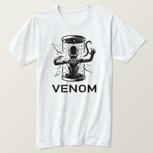 Venom Symbiote Monster Graphic T-Shirt  Tシャツ (デザイン正面)