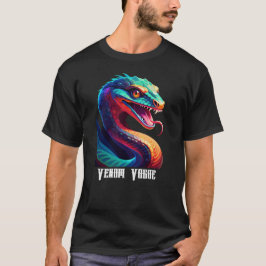 Venom Vogueヘビの名前のパーソナライズ Tシャツ