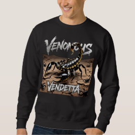 Venomous Vendetta Scorpion Punk Graphic スウェットシャツ