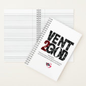 Vent to God Notebook (Black & Red) ノートブック (内側)