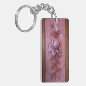 Ventageのflorwerの長方形の倍はキーホルダー味方しました キーホルダー (正面左)