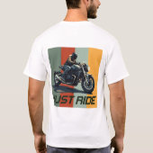 ventageバイクTシャツデザイン Tシャツ (裏面)