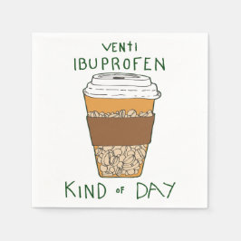 Venti Ibuprofen Kind of Day スタンダードカクテルナプキン