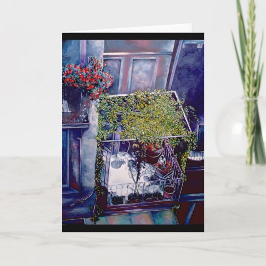 Ventian午後のグリーティングカード カード (正面)