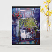 Ventian午後のグリーティングカード カード (黄色い花)