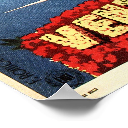 VENTIMIGLIAイタリアフェスティバルヴィンテージイタリアン旅行 ポスター (角)