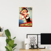 VENTIMIGLIAイタリアフェスティバルヴィンテージイタリアン旅行 ポスター (ホームオフィス)