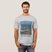 ventnorのボートの絵画、VENTNOR Tシャツ (正面フル)