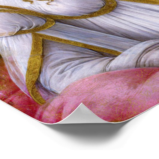 Venusと火星by Botticelli - Poster ポスター (角)